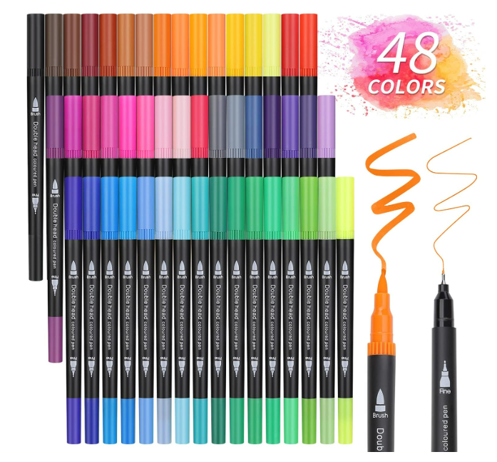 dual brush set 48 delig
